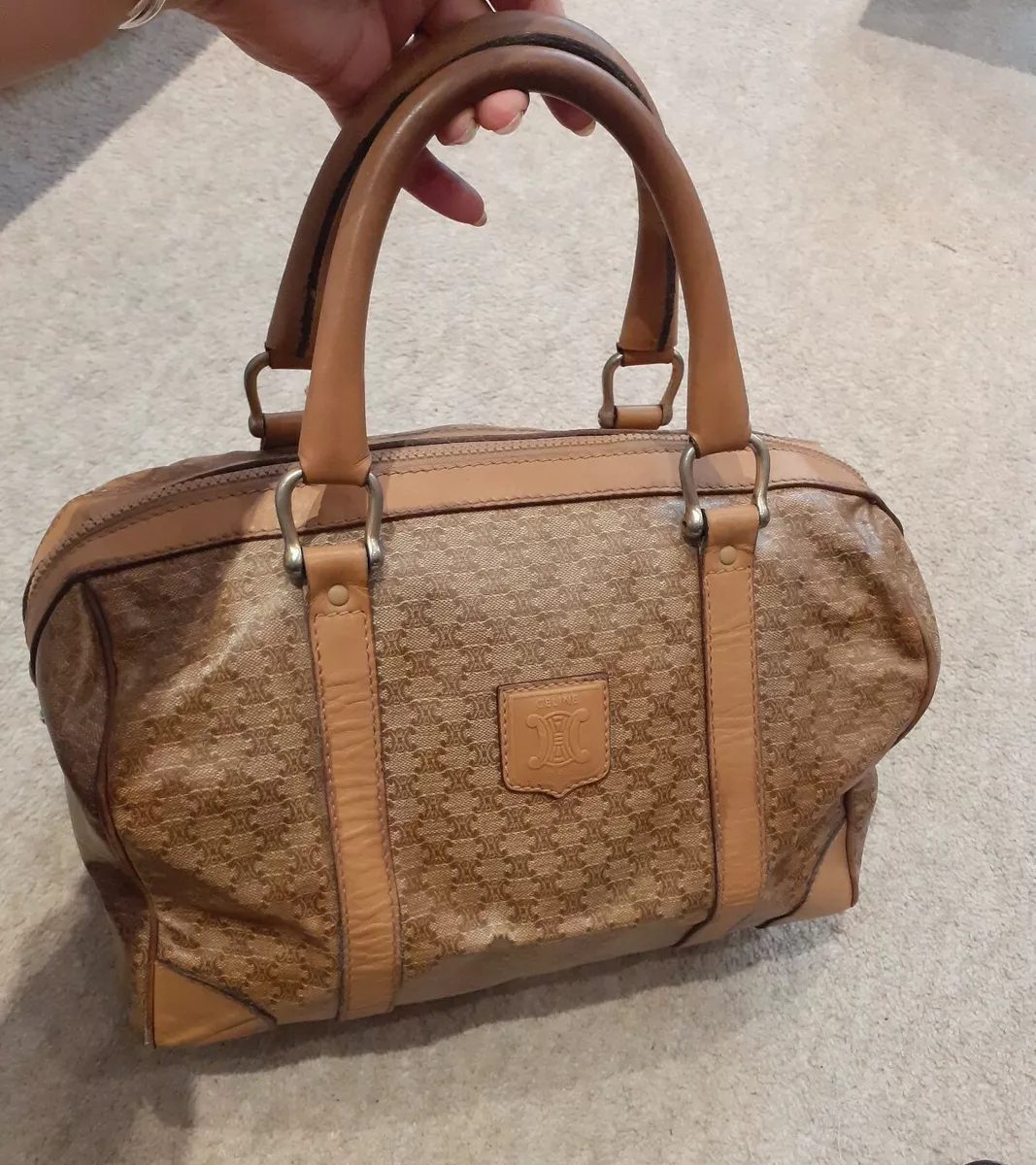 Celine Paris monogram handbag (Vintage)