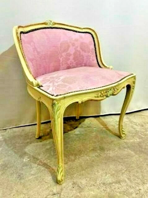 A vintage /antique , pink chair | eBay