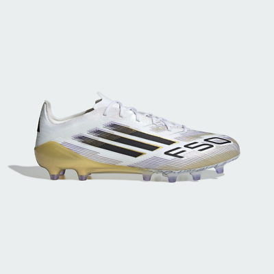 adidas F50 Elite AG Cloud White Core Black Gold Metallic JR2119