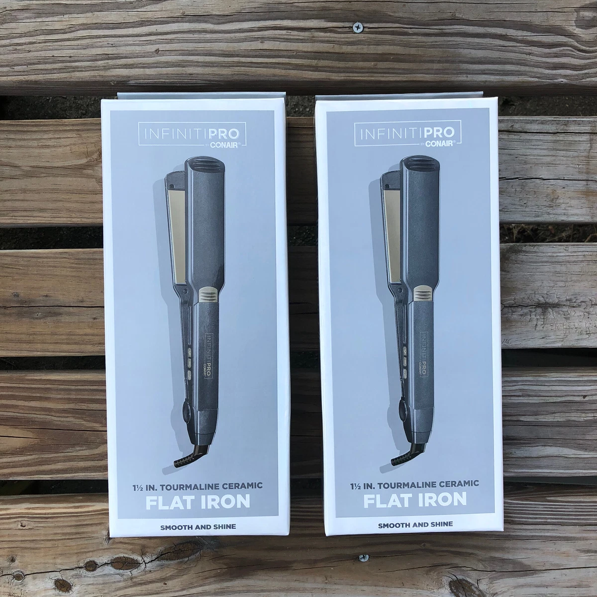 Infiniti Pro Conair Flat Iron 1 1 2 inch Tourmaline plates Flat