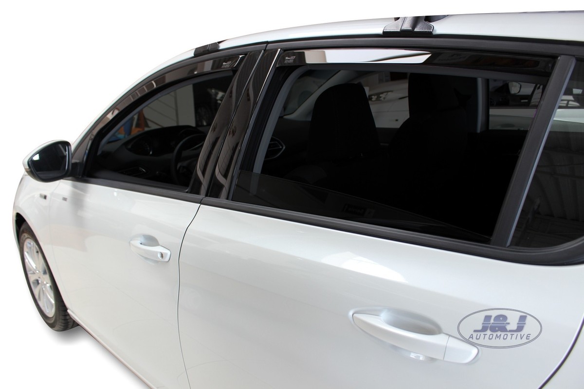 Deflecteurs D'Air / De Vent Pour Peugeot 207 2006-2012 5-Portes Berlina 2-Pcs