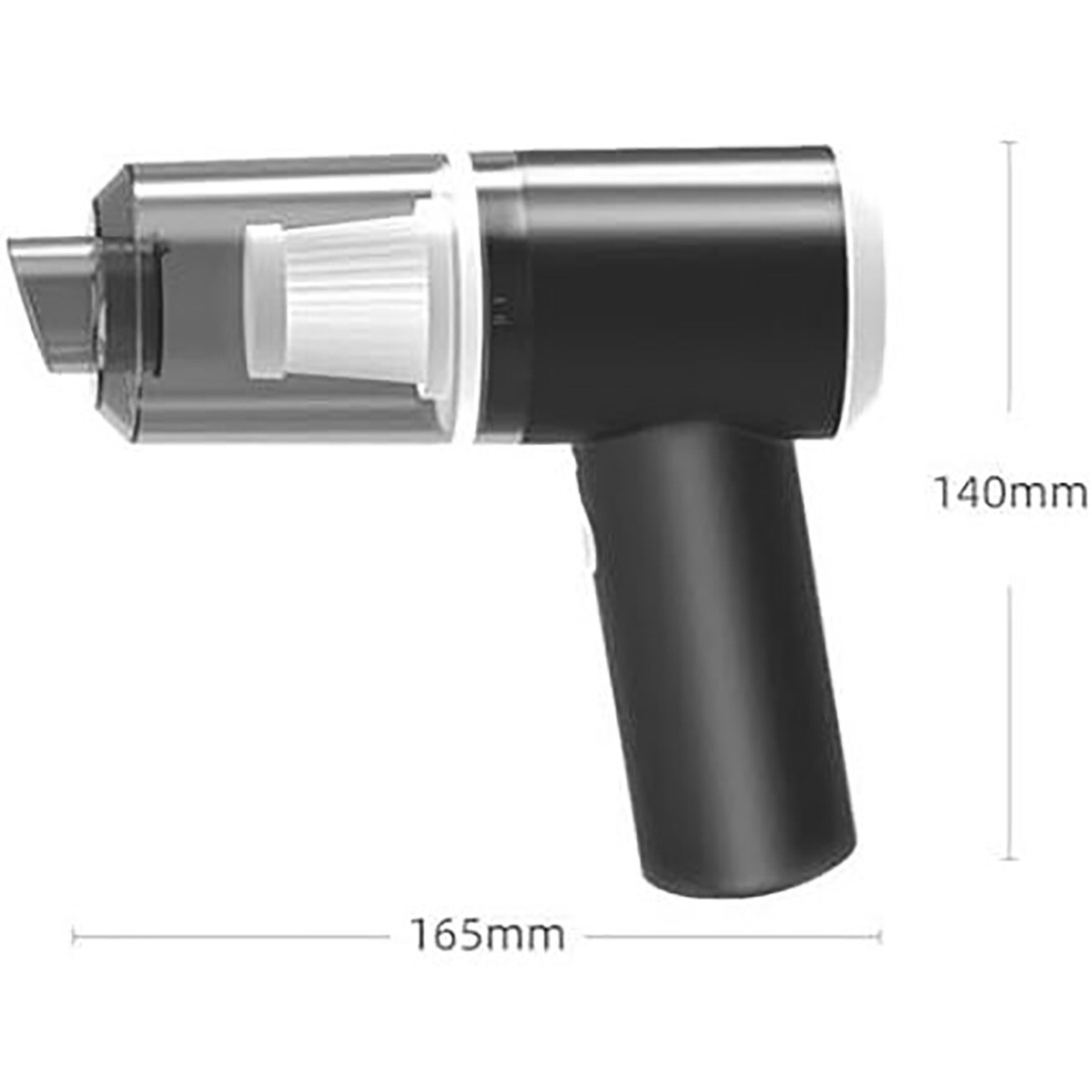 Aspirapolvere 3 In 1 Portatile - Soffiatore E Aspirabriciole Senza Fili, Ricaricabile USB, Per PC E Auto - Foto 11