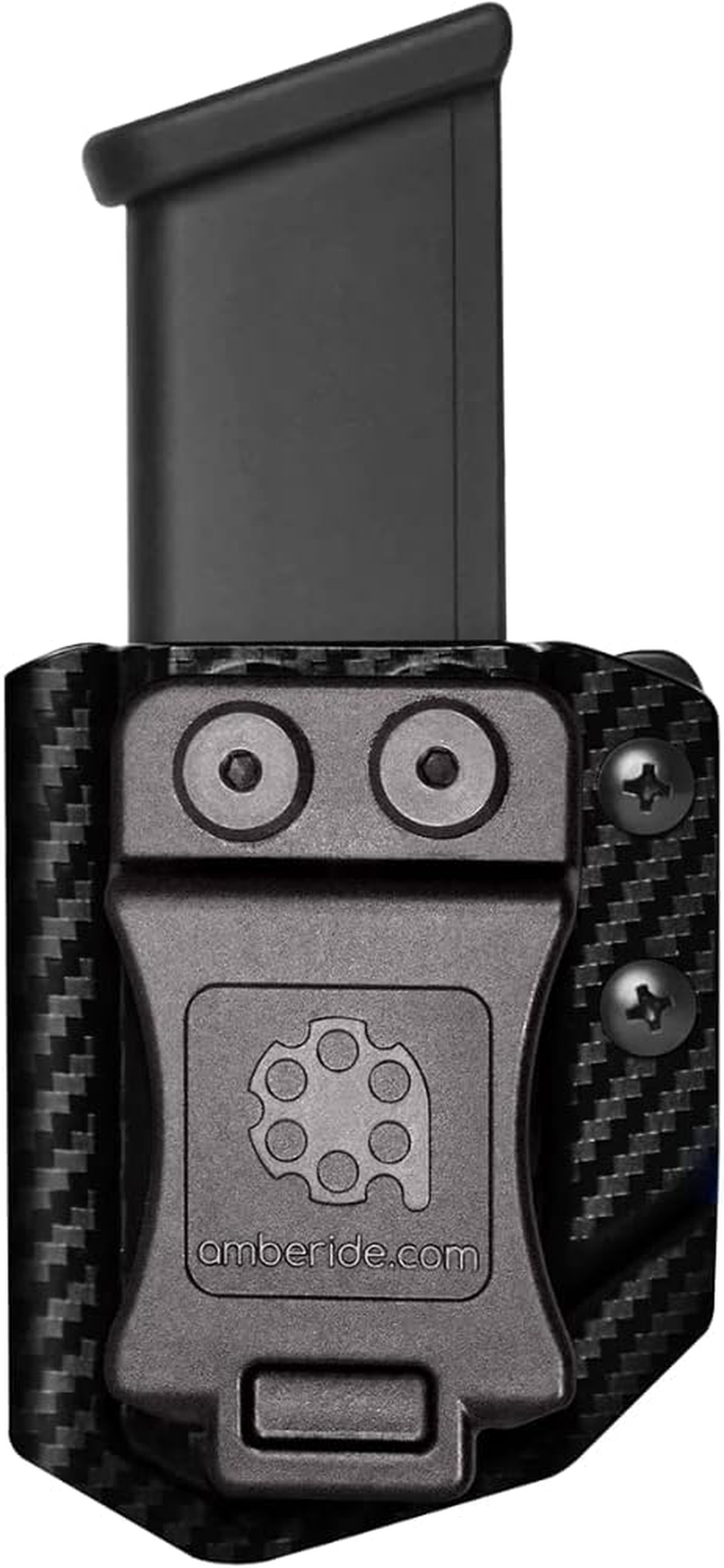 Universal Mag Carrier IWB/OWB KYDEX Magazine Holster Fit: 9Mm/.40 Double Stack -