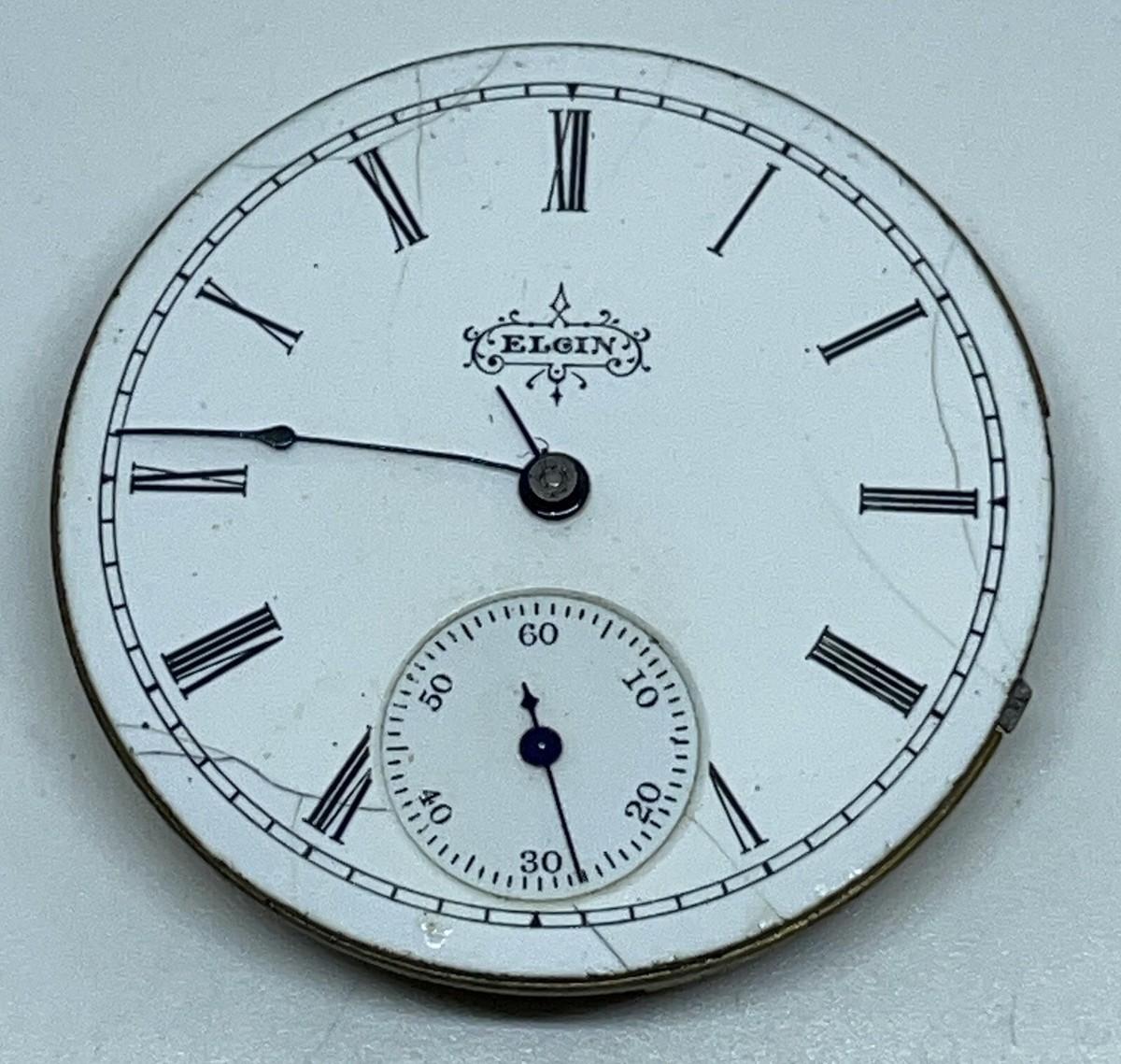 ELGIN POCKET WATCH MOVEMENT 1895 Jewels 6s Runs but Needs a