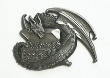 Draco Cetus - Antique Silver Finish - New Unactivated Geocoin
