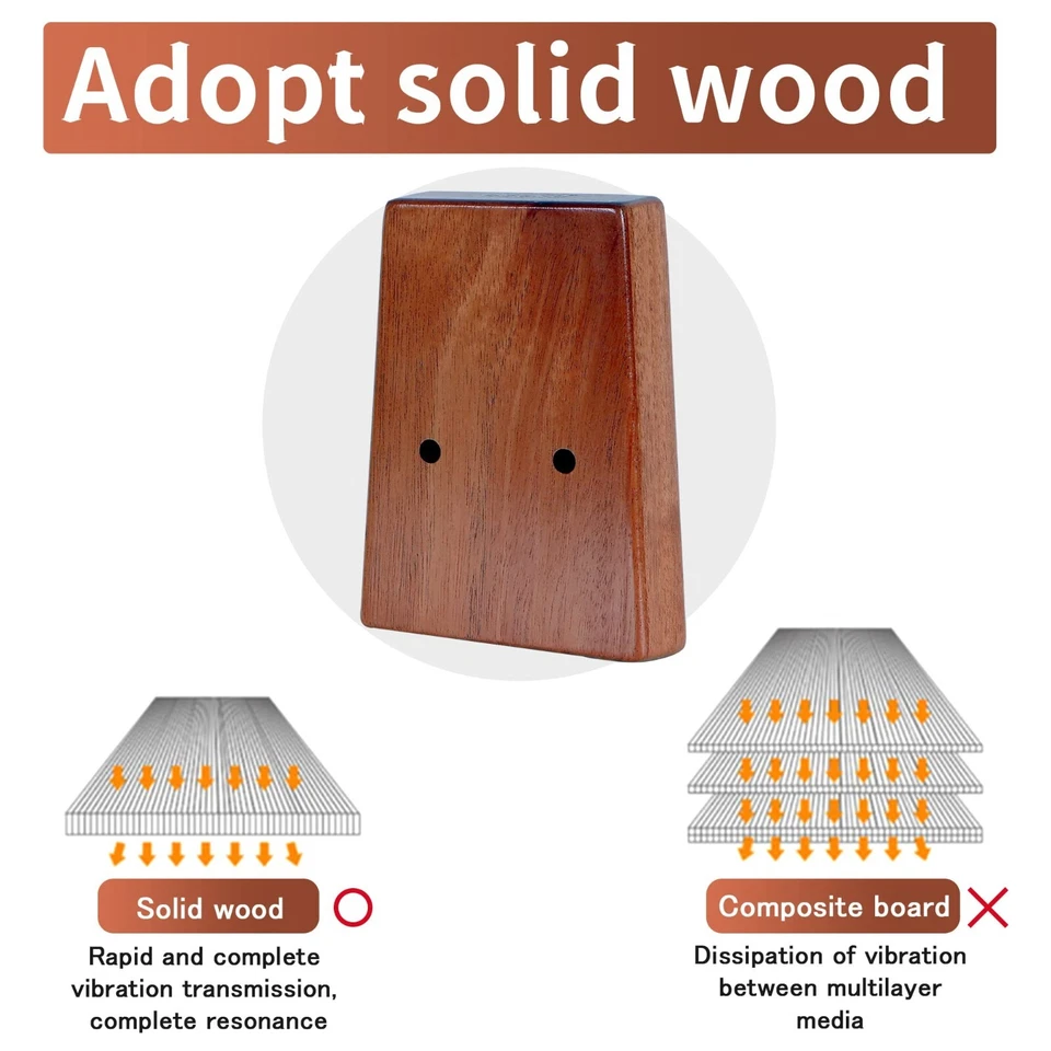 Kalimba Thumb Piano Portable 17 Keys Mbira Finger Piano for Kid Adult Beginner - Photo 4/4