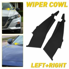 Pair for Nissan Altima 2019-2021 Front Windshield Wiper Side Cowl Extension Trim