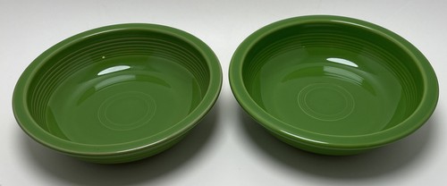 2 New Fiestaware Shamrock Individual Pasta Bowl Fiesta Green 32 oz Bowls - Picture 2 of 7