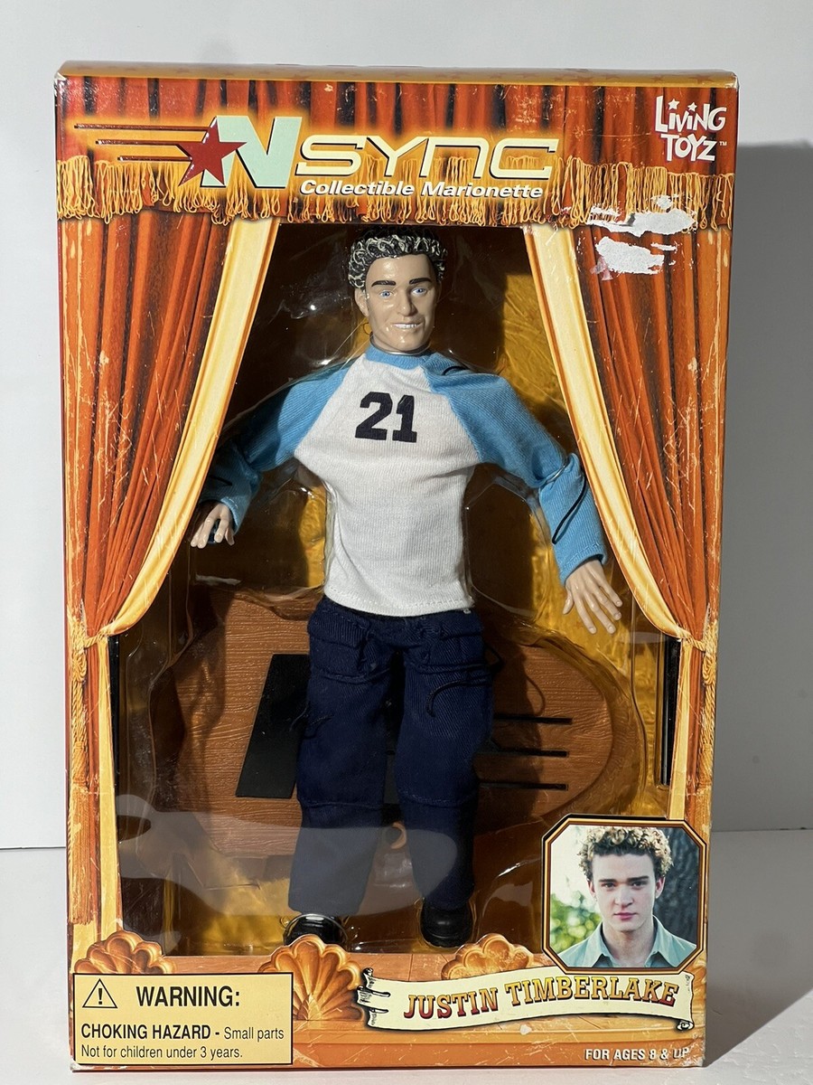 Vintage NSYNC Collectible Marionette NO STRINGS ATTACHED Dolls Set