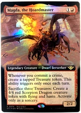 MTG Magda, the Hoardmaster EXTENDED ART FOIL  Thunder Junction Promo 374 NM