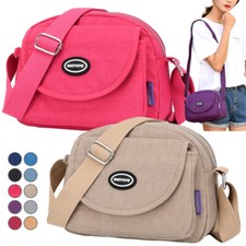 Womens Waterproof Messenger Bag Shoulder Bag Cross Body Ladies Nylon Handbag