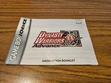 Dynasty Warriors Advance Nintendo Game Boy Advance Instruction Manual Booklet
