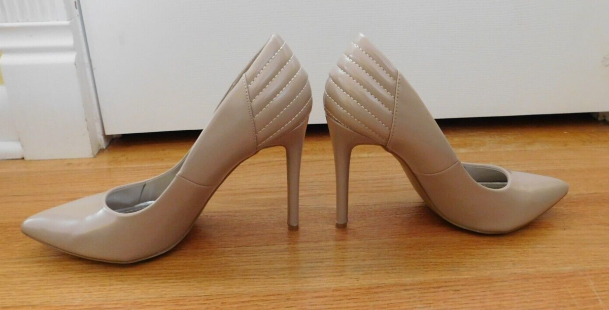 Steve Madden Priya Size Pumps Pointy Toe Stiletto Beige High