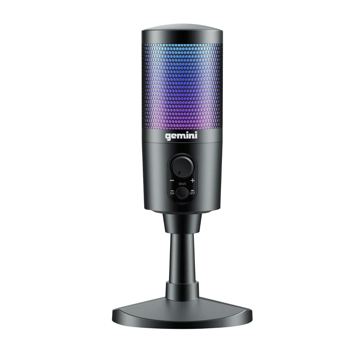 Настольный микрофон для цифровой записи Gemini GSM-100 USB со светодиодной подсветкой