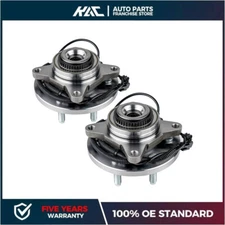 4WD Pair Front Wheel Bearing Hub for 2011 - 2014 Ford F-150 Expedition Navigator