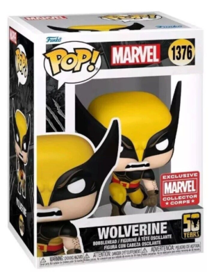 Funko POP! Marvel Wolverine 50 Years #1376 Wolverine (Brown Suit