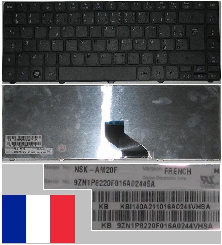 Clavier Packard Bell DOT - PK130AU3013 Français Azerty