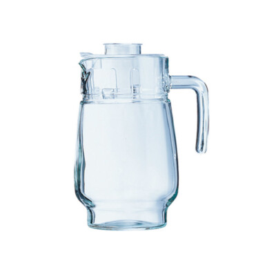 Krug Saftkrug mit Deckel 1,6 L Milchkrug Kanne Wasser Saft Tivoli LUMINARC