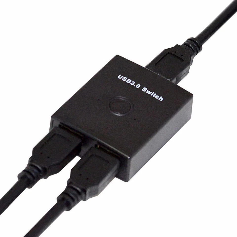 CY KVM USB 3.0 Bidirectional Switch Selector 2 to 1 PCs Sharing or 1 to 2 Hub - Image 2 of 4