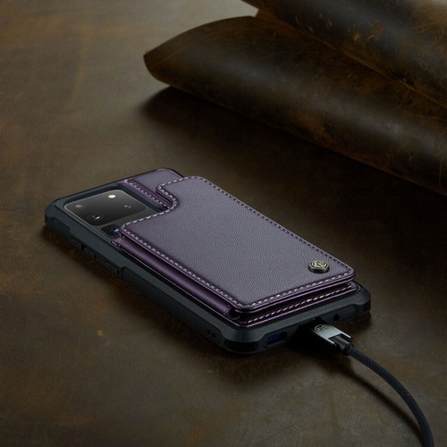 Skórzany Caseme Portfel na karty Etui na telefon do Samsung S20 S21 S22 S23 Ultra Note 20 - Zdjęcie 45 z 54
