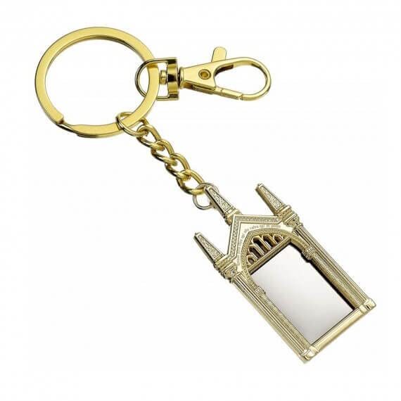 The Carat Shop Unisex portachiavi Key Chain, opacity, Silver, Oro Gold Silver