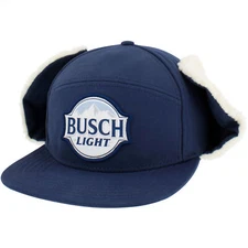 Busch Light Classic Logo Lumberjack Hat Blue