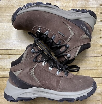 NIB* MERRELL Erie Mid Waterproof Hiking Boots Earth(Terre  display picture 3