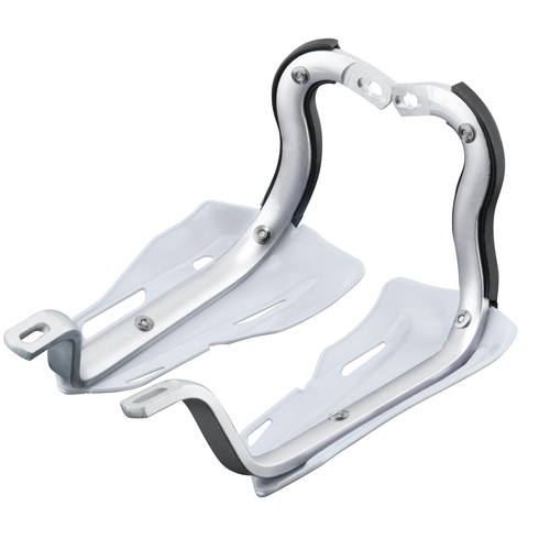 Dirt Bike Hand Guards White Universal Motorcycle Handguards Grips Pit ATV MX - Picture 5 of 7