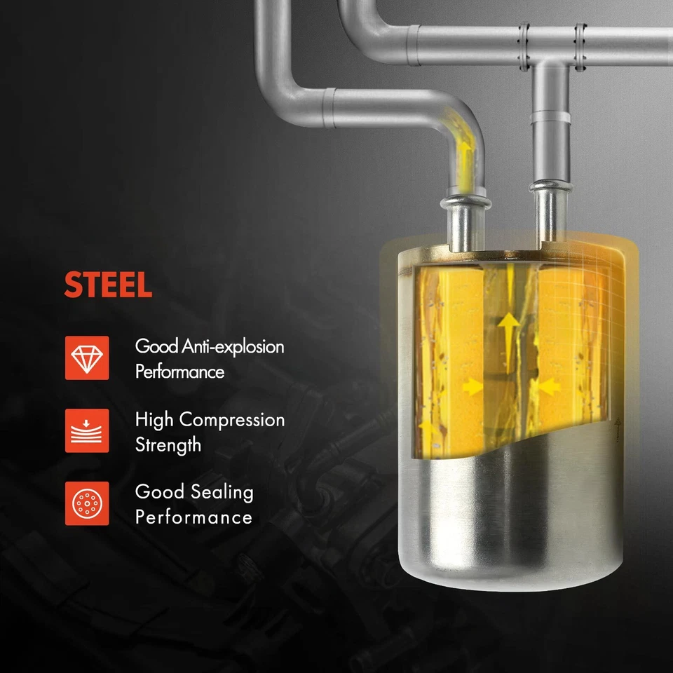 Filtro de combustible del motor para Cadillac SRX 2004-2009 CTS 2004-2007 STS 2005-2011 GASOLINA Foto 3 de 4