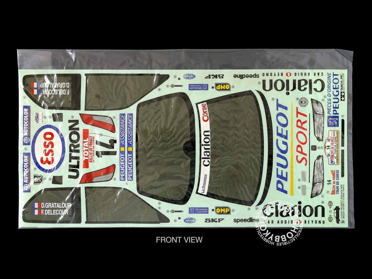 Tamiya 1/10 RC Peugeot 306 Maxi WRC #58224 FWD FF02 Chassis Tamiya 1/10 RC Peugeot 306 Maxi WRC #58224 FWD FF02 Chassis