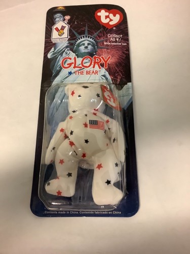 McDONALDS SET COMPLETO DI 4 TEENIE BEANIE BABIES TY INTERNATIONAL BEARS 1999 - Foto 4 di 12