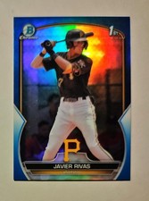 Javier Rivas 2023 1st Bowman Chrome BLUE REFRACTOR 094/150 Pirates #BCP-159 q6