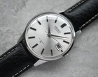 February 1971 Vintage Seiko Men's Watch Steel 7005 2000 Automatic Leather Rare