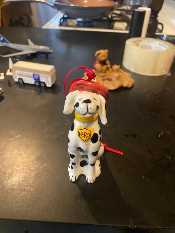Dalmation Dog Ornament 2020 Blue Sky Fire Dept Hero Dog Dept 51 Heather Goldminc