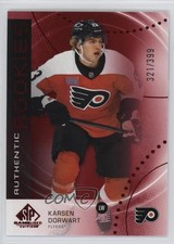 2025-26 Upper Deck SP Game Used Authentic Rookies Red /399 Karsen Dorwart 1oh9