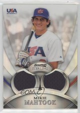 2010 Bowman Sterling USA Baseball Relics Dual Refractor /199 Mikie Mahtook 0t2s