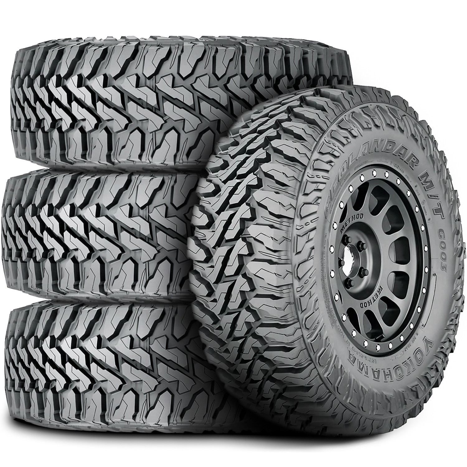 4 Tires Yokohama Geolandar M/T G003 LT 33X12.50R15 Load C 6 4 Tires Yokohama Geolandar M/T G003 LT 33X12.50R15 Load C 6
