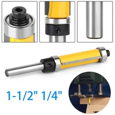 Flush Trim Router Bit 1/4 Inch Shank Top and Bottom Bearing Flush Trim Bits