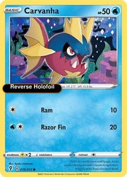 Carvanha 035/203 Reverse Holo Evolving Skies