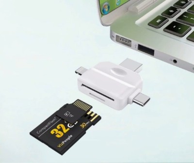 Memory Card Reader 5-in-1 Hub Adapter Converter SD for iPhone Type-C