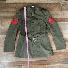 USMC Dress Coat 39R Crown Clothing DSCP Military Wool Uniform Sergeant USA 1B5