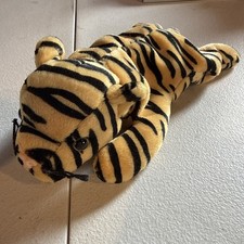 Ty Beanie Baby "Stripes" the Tiger Stuffed Animal Plus Toy 1995