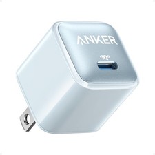 Anker USB C Charger Block, 20W PIQ 3.0 Compact Fast 1 pack, Glacier Blue