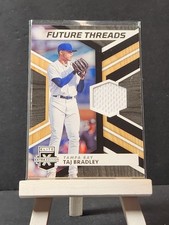 2022 Elite Baseball Taj Bradley Future Threads relic Rays BIN