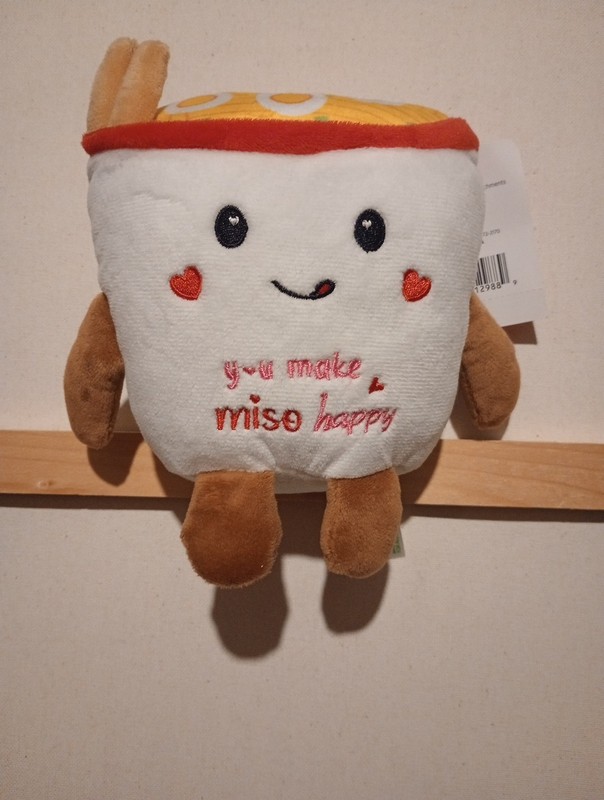 Homerbest “You Make Miso Happy” Miso Ramen Japanese Style Stuffed Toy-13