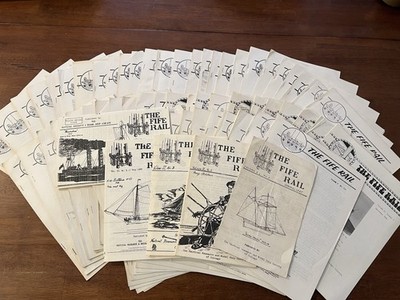 The Fife Rail - Nautical Research And Model Ship Society Lot Of Over 65 