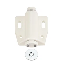 Magnetic Touch Catch Latch Closures Nylon White for Cabinet Door Shutter