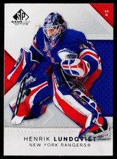 Henrik Lundqvist 2007-08 SP Game Used #36 New York Rangers