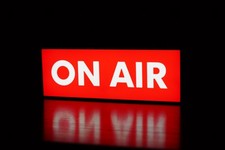 Lampada Insegna Luminosa USB C LED Targa Lightbox ON AIR  studio Logo 3D