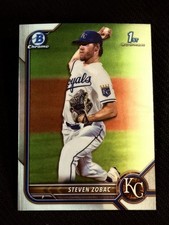 2022 Bowman Chrome 1st PROSPECT ROOKIE Steven Zobac, item 1